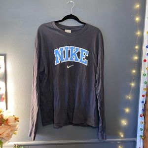 MENS GREY NIKE LONG SLEEVE